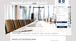 Desktop Screenshot of bo-parkhotel.de